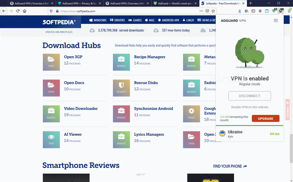 AdGuard VPN for Firefox