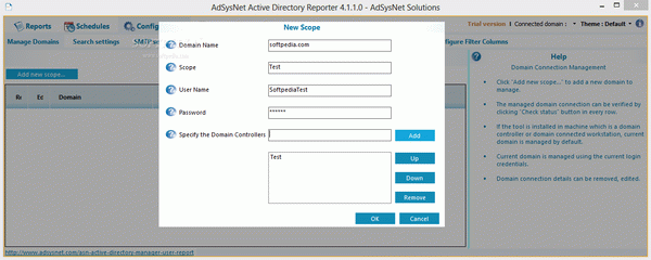 AdSysNet Active Directory Reporter