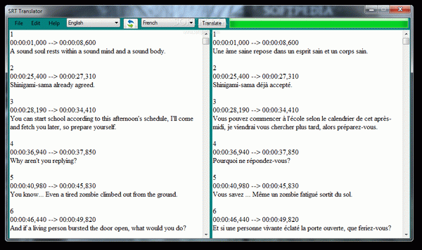 SRT Translator