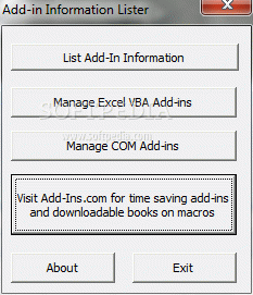 Add-in Information Lister