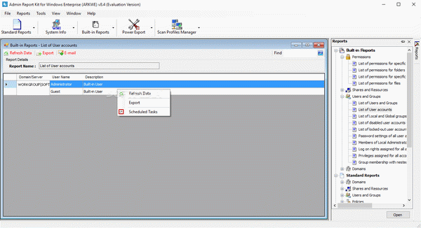 Admin Report Kit for Windows Enterprise (ARKWE)