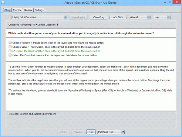 Adobe InDesign CC ACE Exam Aid