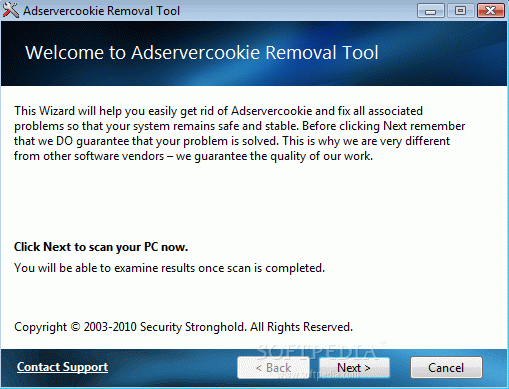 Adservercookie Removal Tool