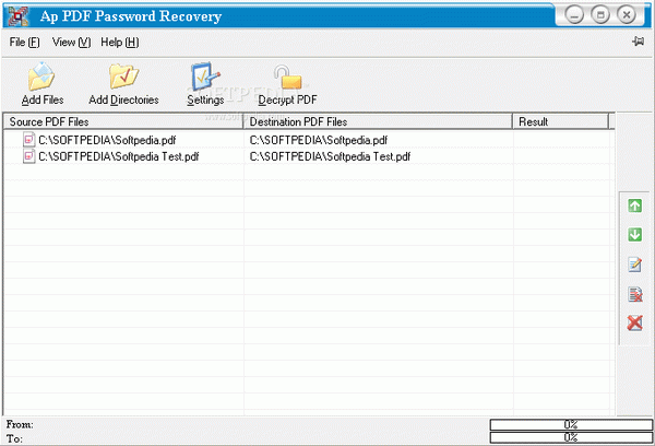 Ap PDF Password Recovery ( pdf decrypt )