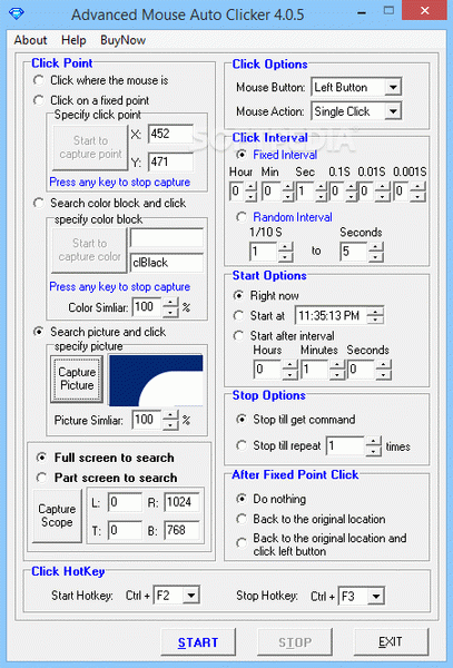 Advanced Mouse Auto Clicker