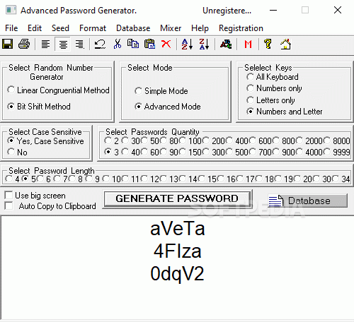 Advanced Password Generator