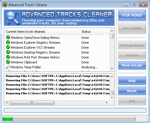 Advanced Tracks Cleaner