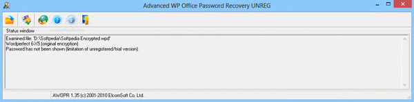 Advanced WordPerfect Office Password Recovery