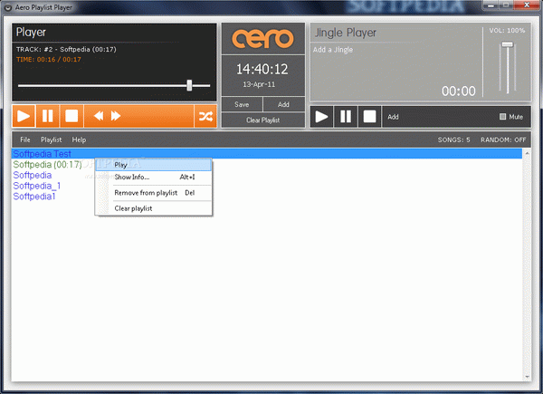 Aero Playlist Player