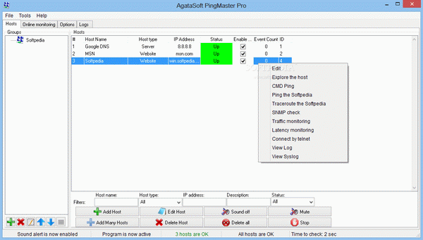 Agatasoft PingMaster Pro