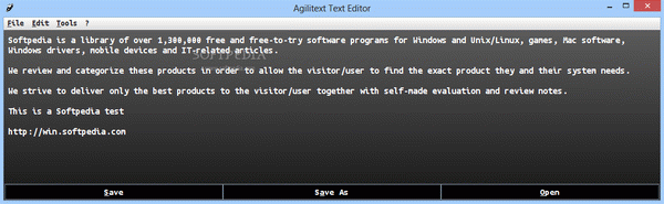 Agilitext Text Editor