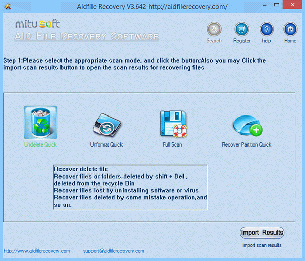 Aidfile Recovery