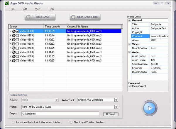 Aigo DVD Audio Ripper