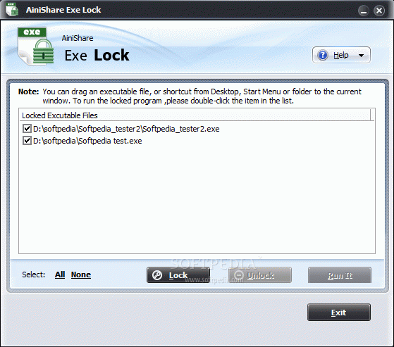 Ainishare Exe Lock