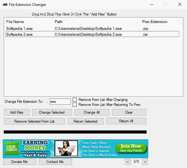 File Extension Changer