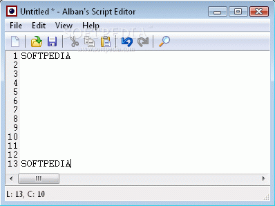 Alban's Script Editor