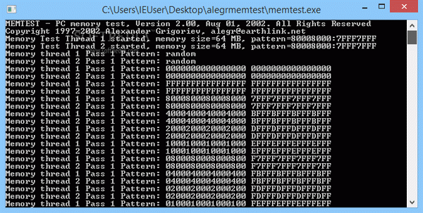 AleGr MEMTEST