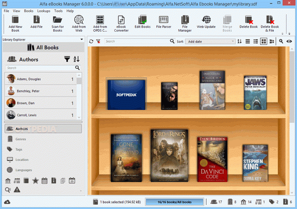 Alfa eBooks Manager