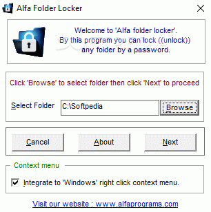 Alfa Folder Locker