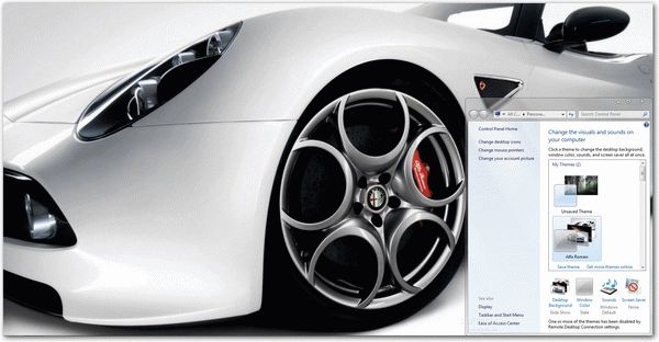 Alfa Romeo Windows Theme