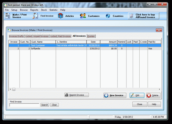 AllRound Invoice Standard