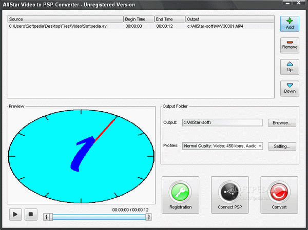 AllStar Video to PSP Converter