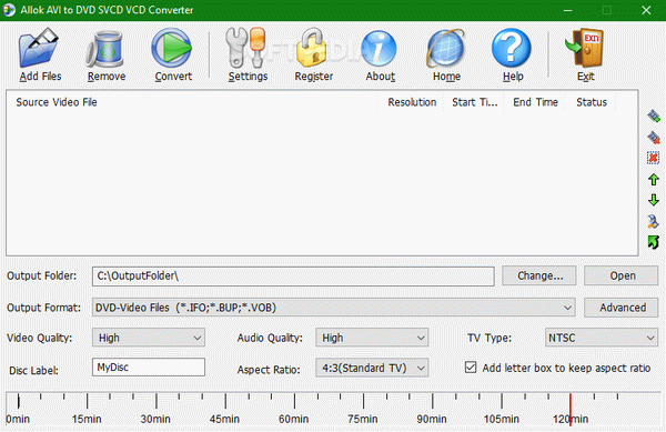 Allok AVI to DVD SVCD VCD Converter