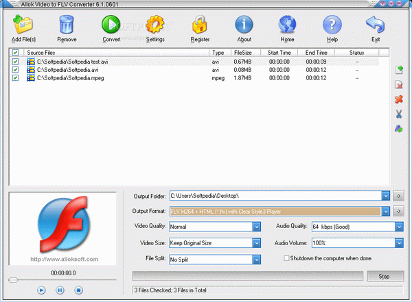 Allok Video to FLV Converter