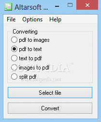 Altarsoft PDF Converter