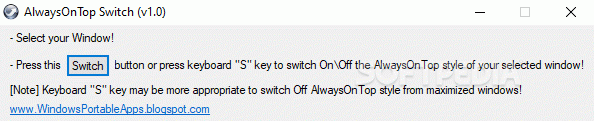 AlwaysOnTop Switch