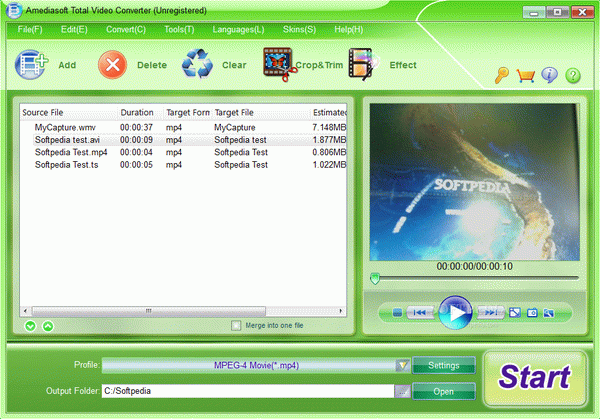 Amediasoft Total Video Converter