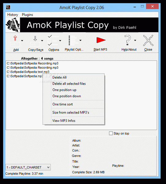 AmoK Playlist Copy
