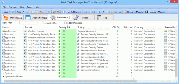 AnVir Task Manager Pro