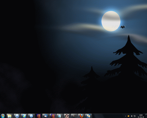 Animated Halloween Desktop Wallpaper