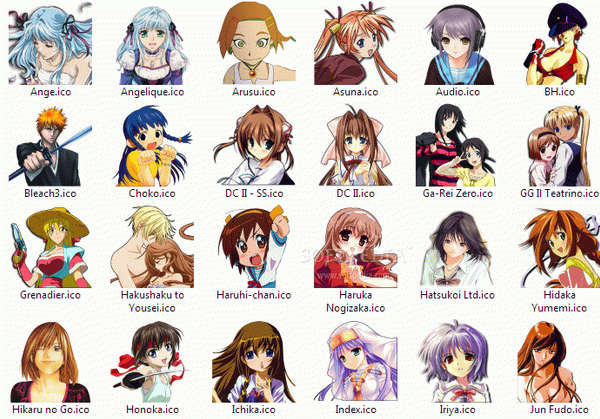 Anime Icons Pack 6 of 6