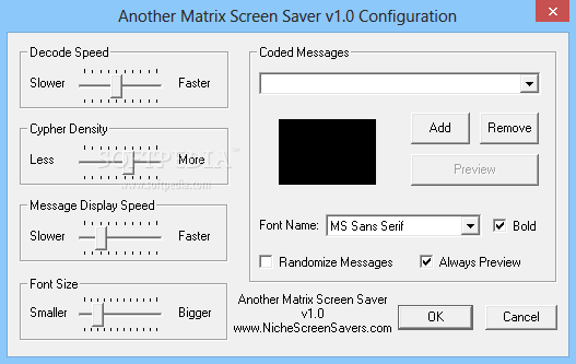 Another Matrix Screen Saver