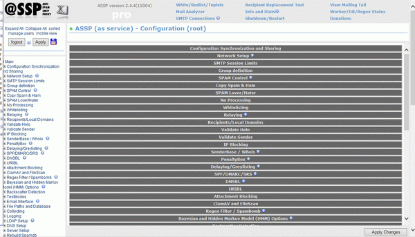 Anti-Spam SMTP Proxy Server