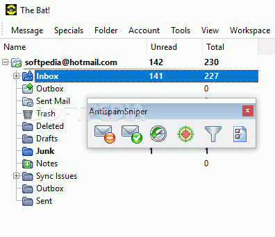 AntispamSniper for The Bat! and Voyager