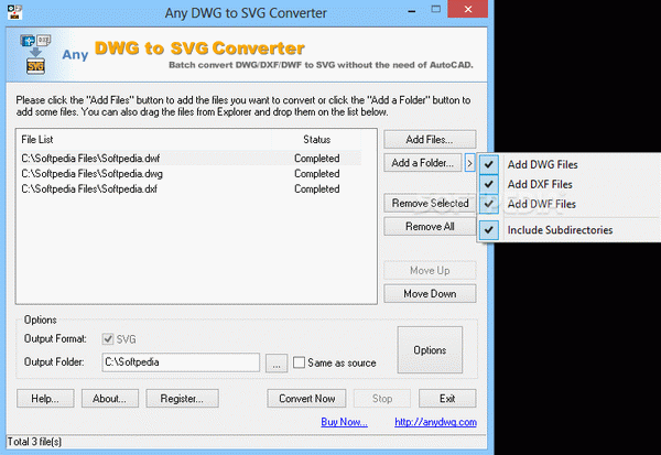 Any DWG to SVG Converter