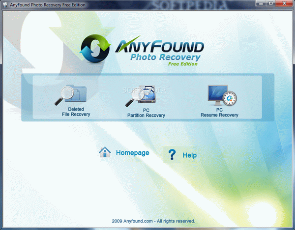 AnyFound Photo Recovery Free Edition
