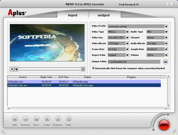 Aplus FLV to MPEG Converter [DISCOUNT: 50% OFF!]