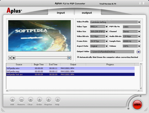 Aplus FLV to PSP Converter [DISCOUNT: 50% OFF!]