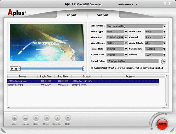 Aplus FLV to WMV Converter [DISCOUNT: 50% OFF!]