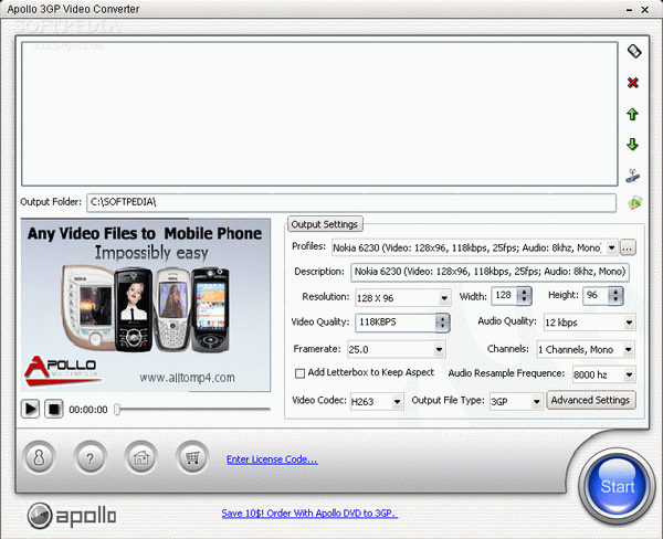 Apollo 3GP Video Converter