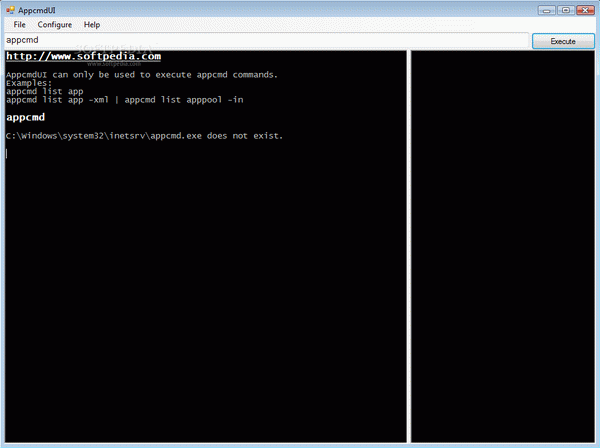 AppcmdUI