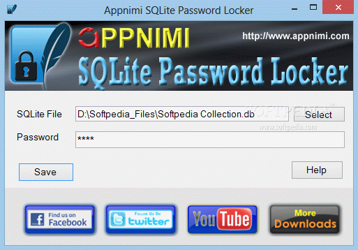 Appnimi SQLite Password Locker