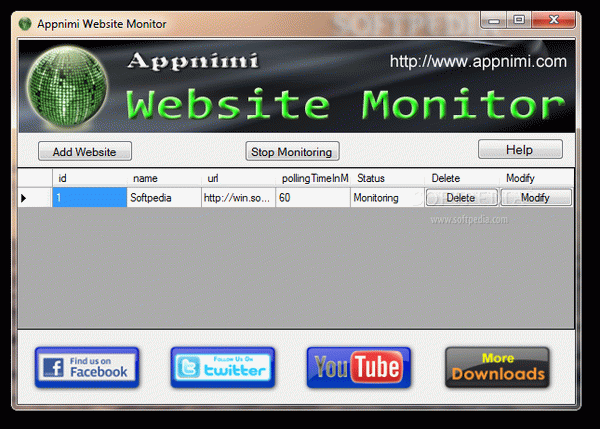 Appnimi Website Monitor