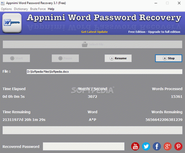 Appnimi Word Password Recovery