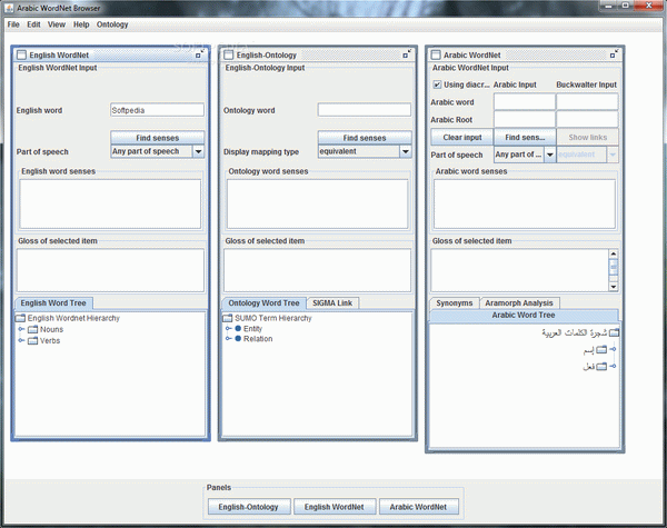 Arabic WordNet Browser