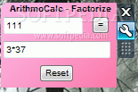 ArithmoCalc - Factorize